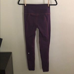 Purple lululemon Full Length Leggings